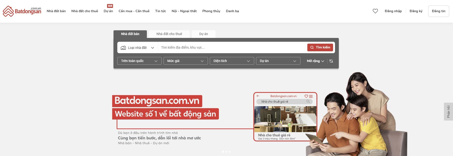 Website đăng tin batdonsan.com.vn