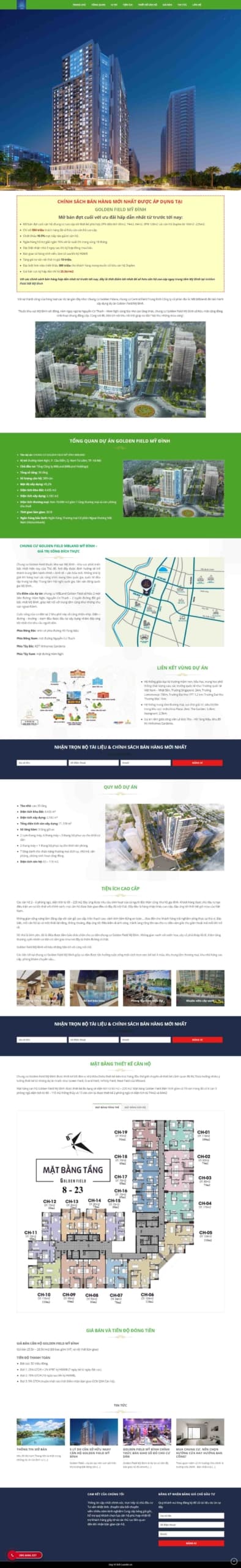 Thiết kế website bất động sản bds07